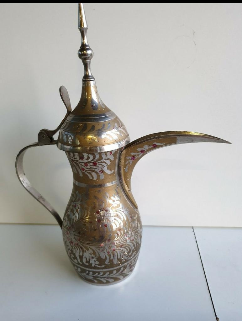 Mooie koperen Arabisch koffiekan, Ophalen of Verzenden