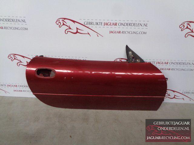 Deur rechts Jaguar XK8 XKR Kleur rood JLM21772, Gebruikt, Deur, Herkomst onderdeel bekend, Rechts