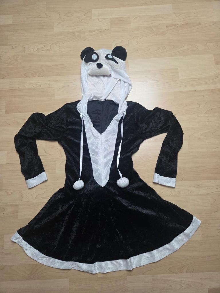 Carnavalsjurkje panda, Maat 38/40 (M), Carnaval, Ophalen of Verzenden, Kleding