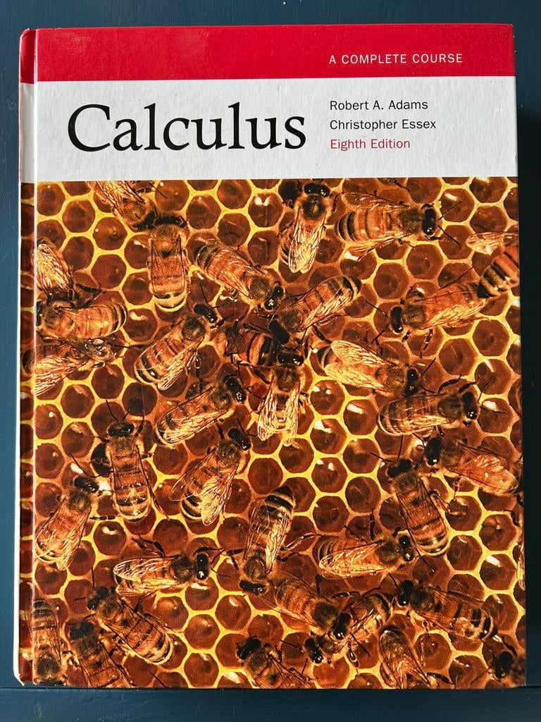 Calculus: A Complete Course, 8th Edition, Boeken, Studieboeken en Cursussen, Zo goed als nieuw, WO, Beta, Ophalen of Verzenden