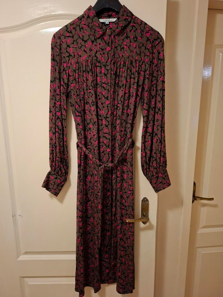 Miljuschka jurk maat 40 / L nieuw, Zwart, Maat 42/44 (L), Nieuw, Onder de knie