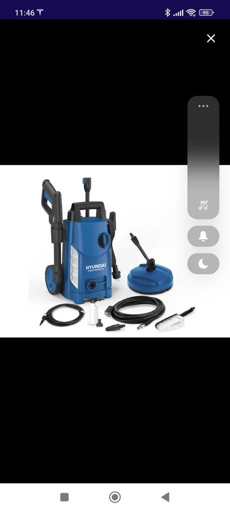 Hyundai Hogedrukreiniger 1500W - Nieuw in doos, Tuin en Terras, Hogedrukreinigers, Nieuw, Ophalen of Verzenden, Met regelbare waterdruk