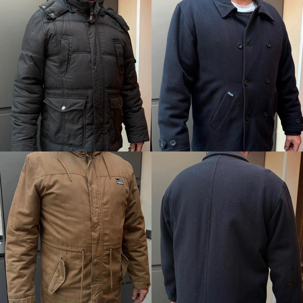 Heren jassen xl, Ophalen of Verzenden, Zo goed als nieuw, Maat 56/58 (XL), Zwart