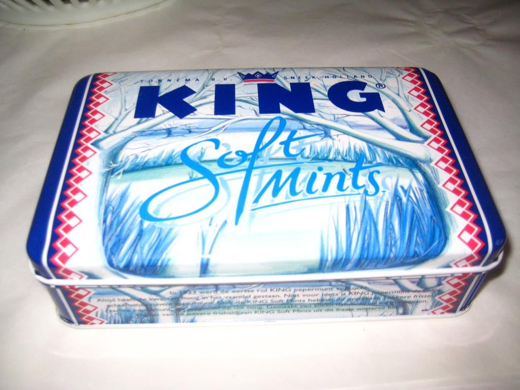 blikje king soft mints tonnema sneek, Ophalen of Verzenden, Zo goed als nieuw, Overige