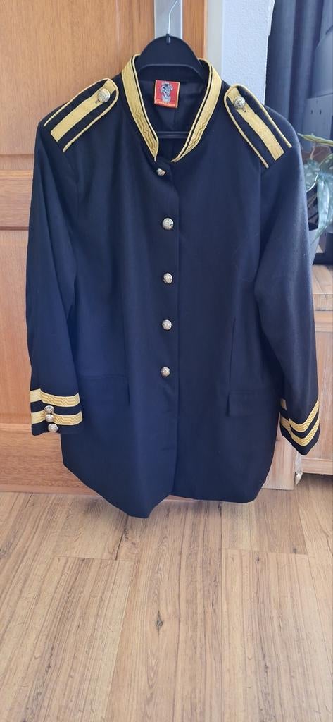 Carnavalsjas zwart met goud - XXL, Nieuw!, Ophalen of Verzenden, Nieuw, Carnaval, Kleding