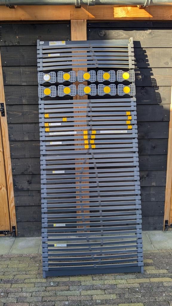 Lattenbodem Bossflex 600 Deluxe vlak 220cm !, Huis en Inrichting, Ophalen, 90 cm, Eenpersoons, 210 cm