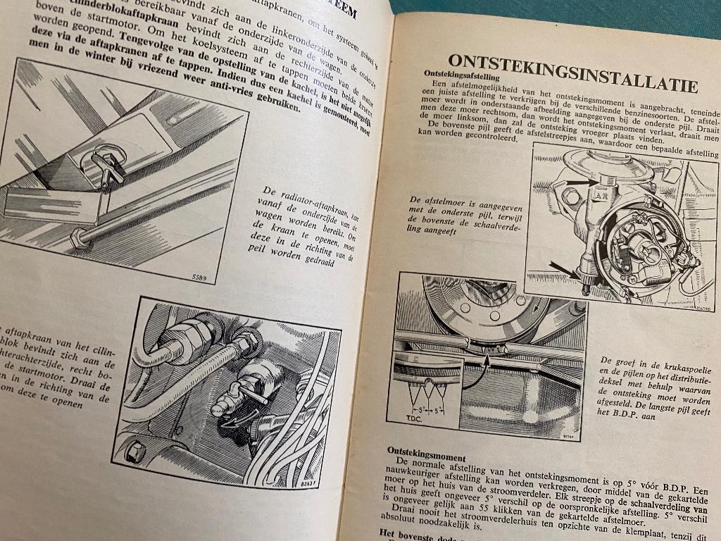 Instructieboekje voor de Austin De A55 Cambridge Mark II., Ophalen of Verzenden