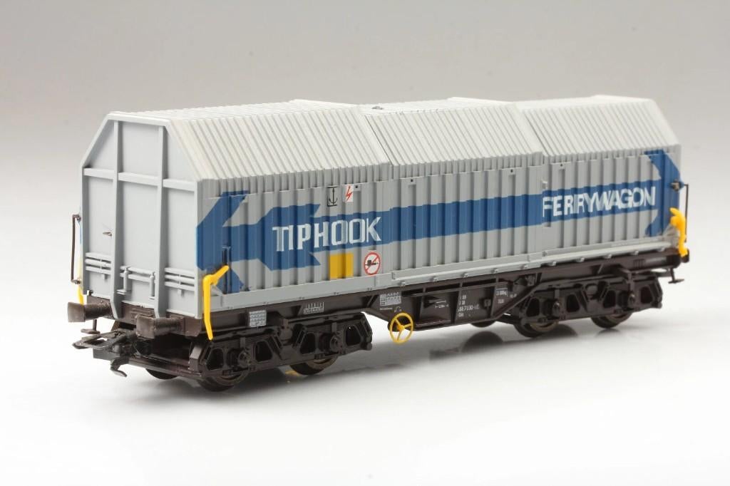 Roco 46296: telescoopwagon TIPHOOK FERRYWAGON, Overige merken, Gelijkstroom, Wagon, Ophalen of Verzenden