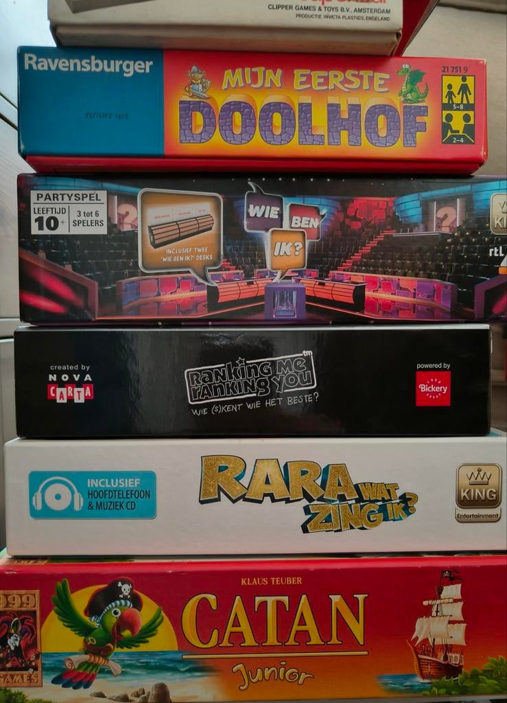 Groot Spellenpakket - 31 Spellen!, Hobby en Vrije tijd, Gezelschapsspellen | Bordspellen, Zo goed als nieuw, Een of twee spelers