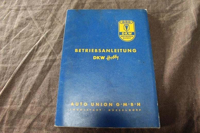 DKW Hobby 1954 Roller betriebsanleitung scooter instructie, Ophalen of Verzenden, Overige merken