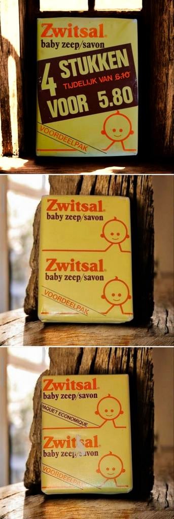 vintage Zwitsal zepen, 70's, Ophalen of Verzenden