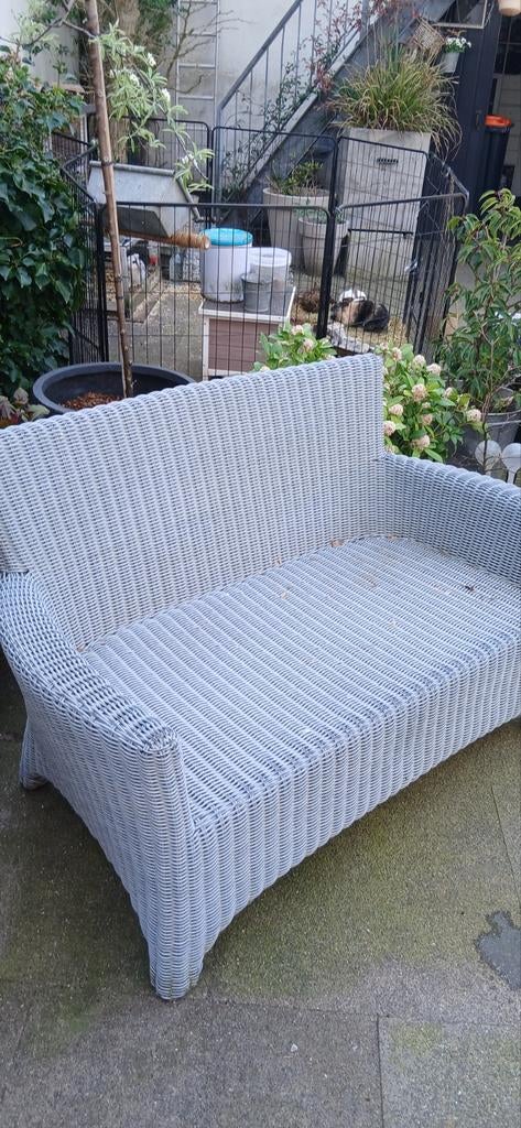 Joyline tuinmeubelen, grijs kunststof riet, Ophalen, Gebruikt