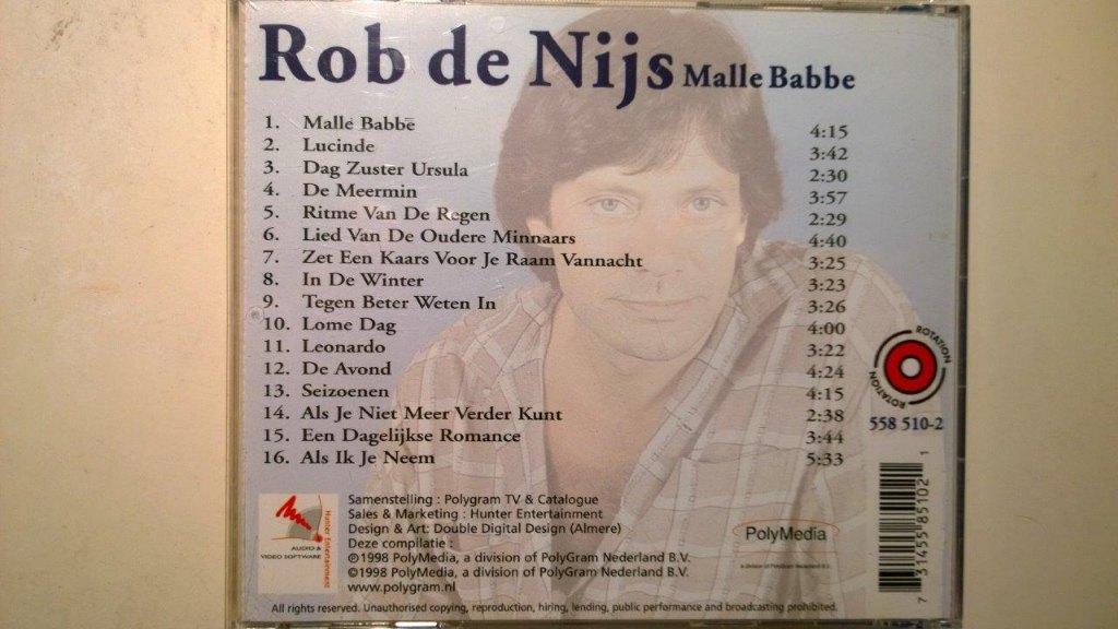 Rob de Nijs - Malle Babbe, Ophalen of Verzenden, Zo goed als nieuw, Pop