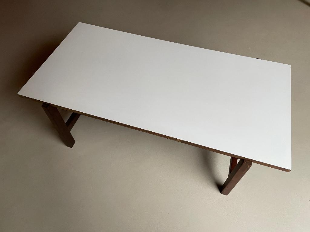 Salontafel TH08 Pastoe Braakman, Ophalen, Gebruikt, 100 tot 150 cm, Teakhout