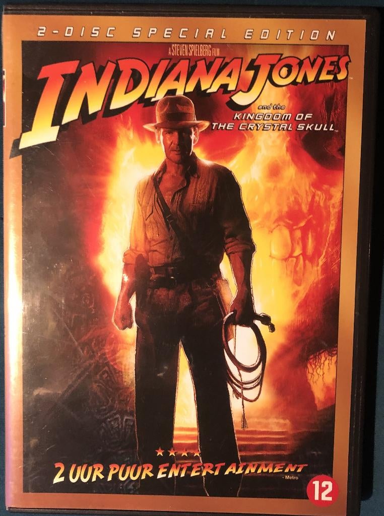 Indiana Jones and the Kingdom of the Crystal Skull, Vanaf 12 jaar, Verzenden, Gebruikt, Actiekomedie