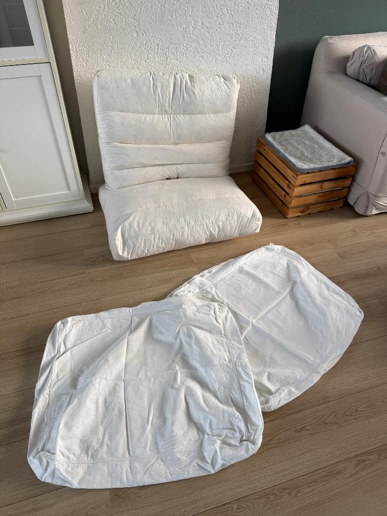 Grote palletkussens loungeset, Ophalen, Gebruikt