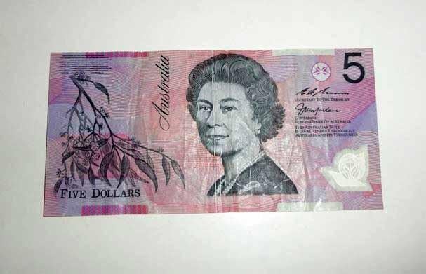 Biljet 5 Dollar Australie, Ophalen of Verzenden, Los biljet