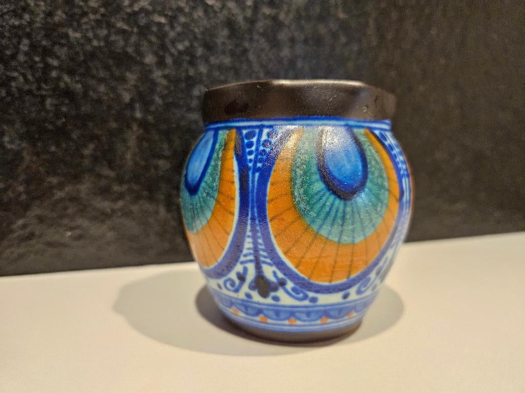 Vaasje - Gouda Plateel - Clara, Ophalen of Verzenden