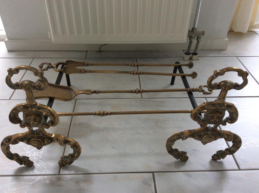 ZWAAR  KOPEREN 5 DELIG HAARDSET € 90, Ophalen, Nieuw, Inbouwhaard, Overige soorten