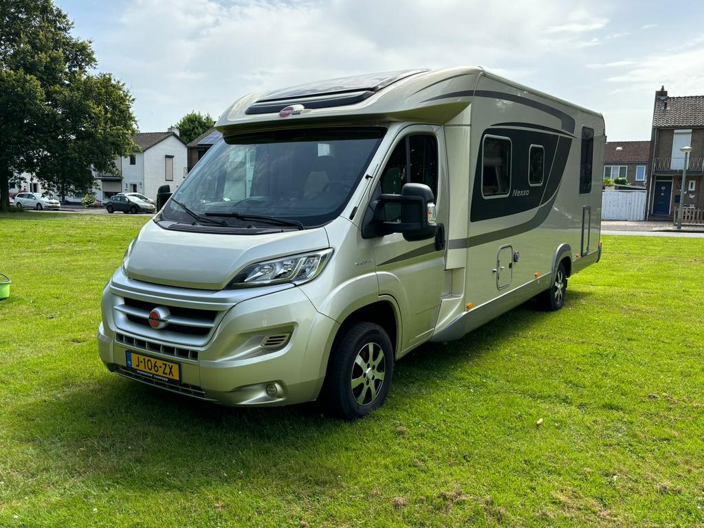 Fiat ducato Opbouw burstner nexxo, Caravans en Kamperen, Campers, 7 tot 8 meter, Particulier, Half-integraal, Fiat
