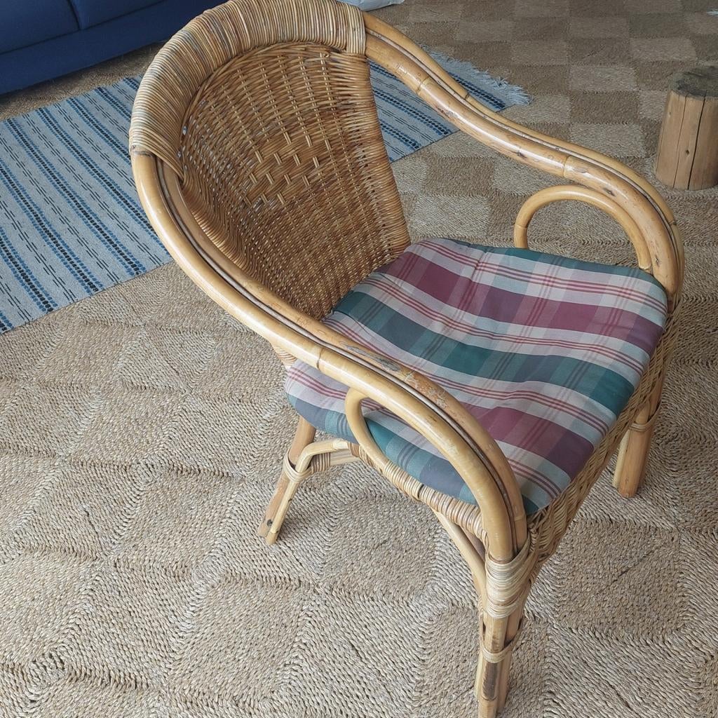 Rieten stoelen, Ophalen, Gebruikt, Twee, Overige kleuren