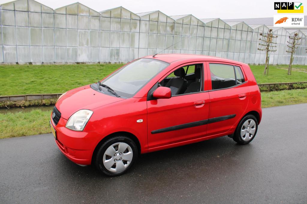 Kia Picanto 1.0 Light 5 Drs met Stuurbekrachtiging, Auto's, Voorwielaandrijving, 4 cilinders, 400 kg, Origineel Nederlands