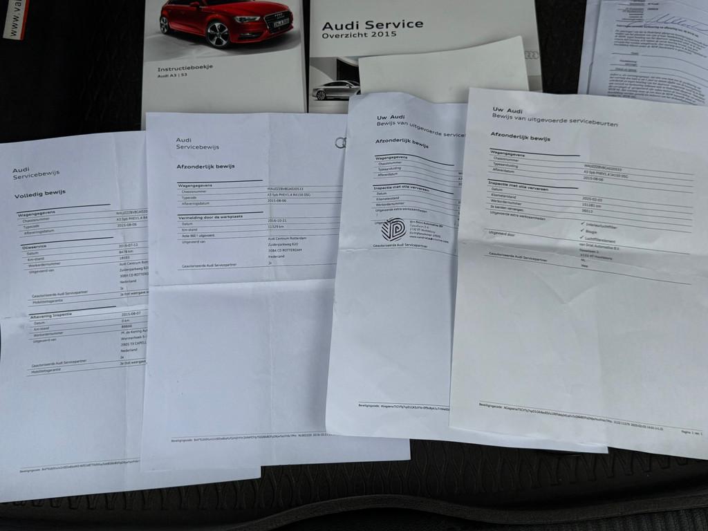 Audi A3 Sportback 1.4 e-tron PHEV - S-LINE - AUTOMAAT - ZWAR, Auto's, 8 kWh, Gebruikt, 4 cilinders, 150 pk