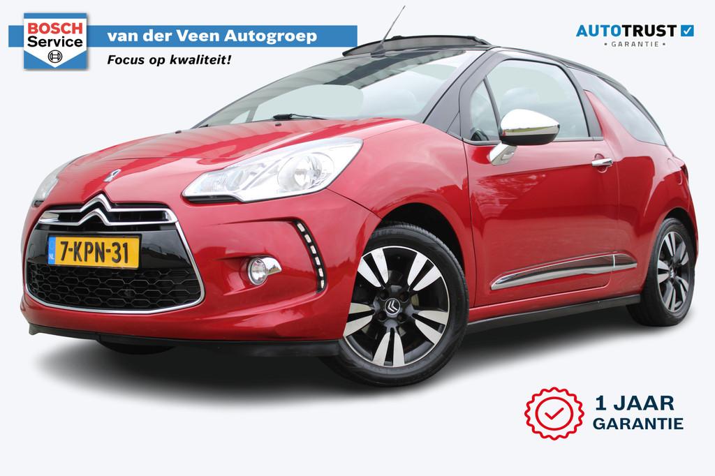 Citroën DS3 Cabrio 1.2 VTi So Chic | Incl. 12 maanden garan, Zwart, 1199 cc, 82 pk, Bedrijf