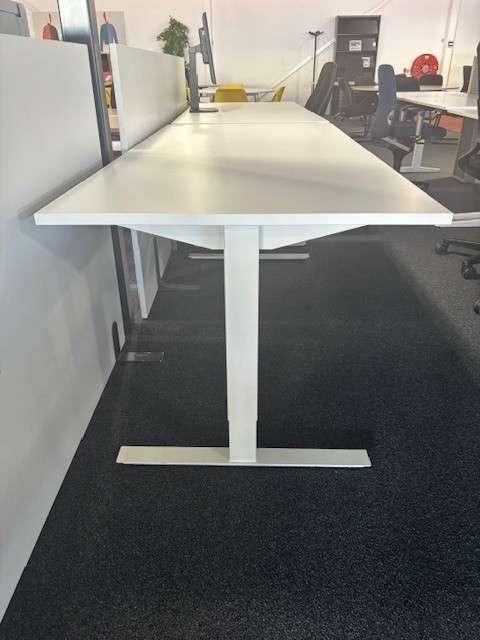 Bureaus / tafels Tendenz 180x90cm wit, in hoogte instelbaar, Niet ingevuld, Gebruikt, Niet ingevuld, Ophalen of Verzenden