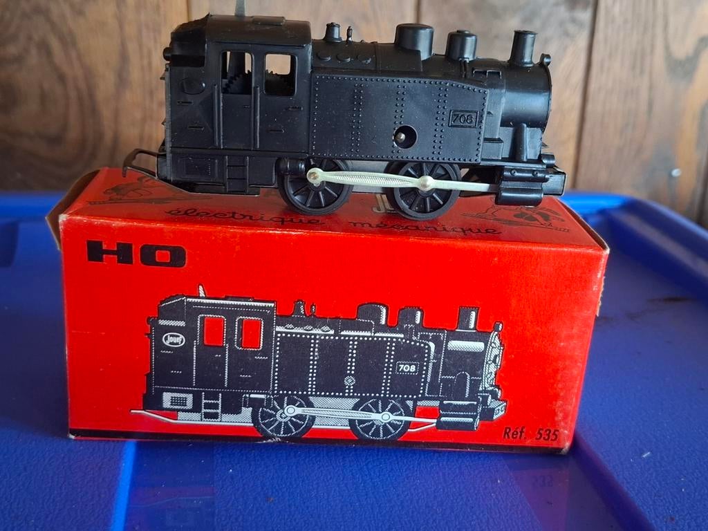 Jouef 535 uurwerk stoomlocomotief, Jouef, Nieuw, Ophalen of Verzenden, Gelijkstroom