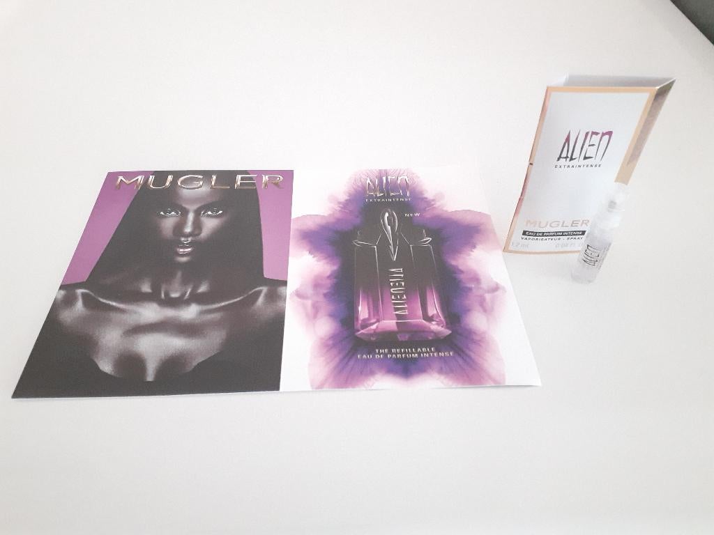 Mugler nieuwste Alien proefje mét kaart en meer, Verzamelen, Verzenden, Nieuw, Proef of Tester