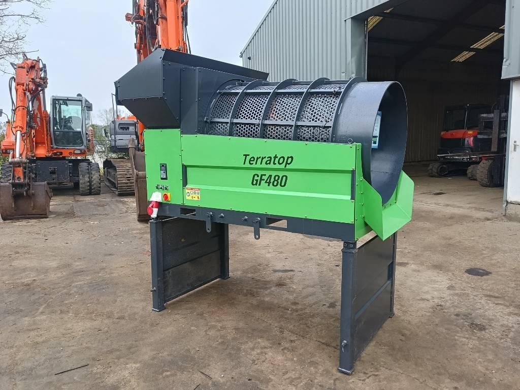 terratop gf480 rotary drum screen zeef trommelzeef