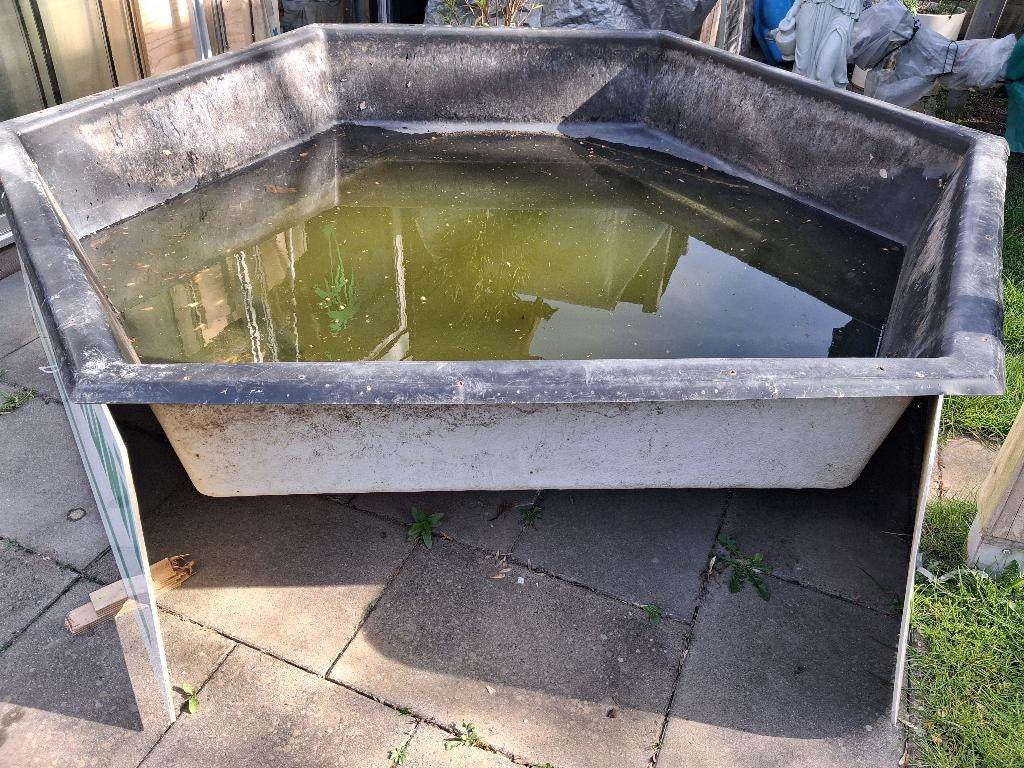 Vijverbak, Ophalen, Gebruikt