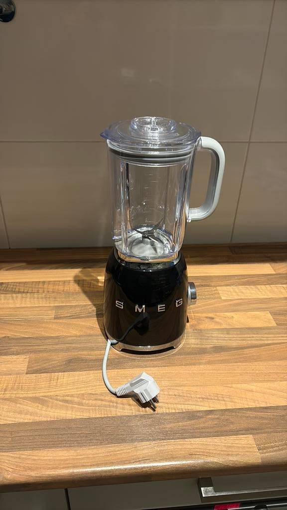 SMEG Blender Zwart Chrome – 1.5 Liter – NIEUW, Witgoed en Apparatuur, Blenders, Ophalen, Zo goed als nieuw, Blender