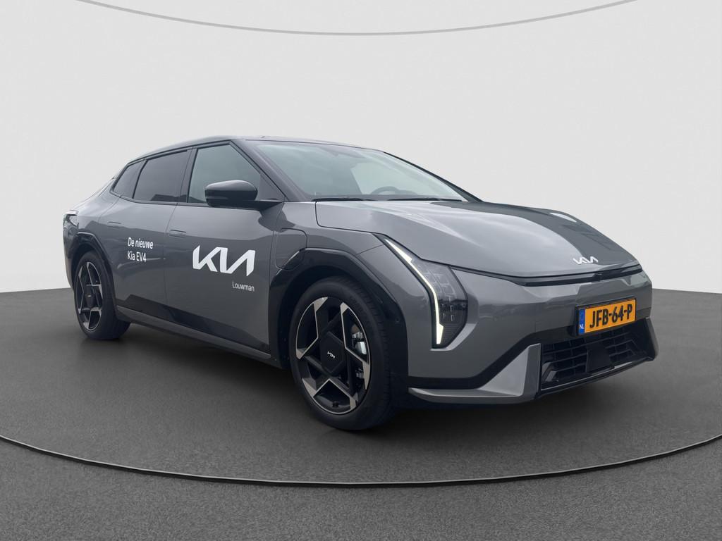 Kia EV4 Fastback GT-PlusLine 81.4 kWh DEMO | Beschikbaar in, 612 km, Adaptive Cruise Control, Kia Top Selectie, 204 pk