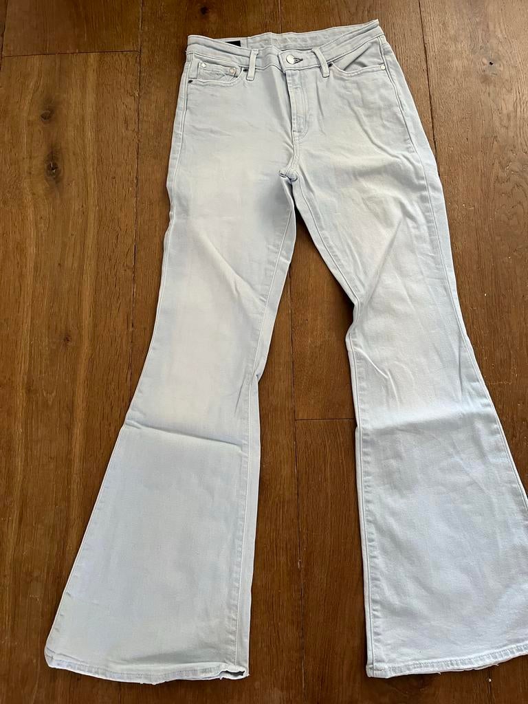 Denham JANE High Rise Flare Fit Jeans - Maat W25-L0, Blauw, Ophalen of Verzenden, Zo goed als nieuw, Maat 34 (XS) of kleiner