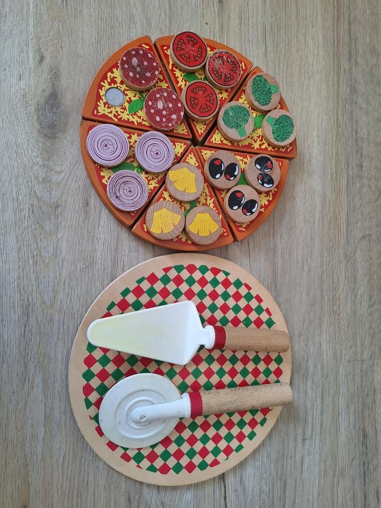 Houten Pizza Speelset voor Kinderen Playtive, Ophalen of Verzenden, Gebruikt, Overige typen
