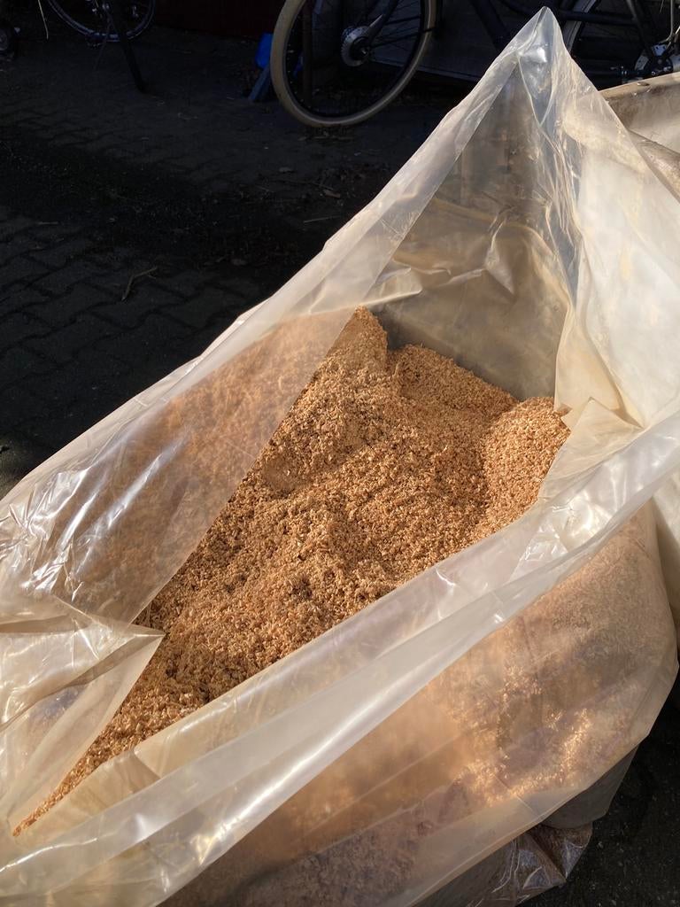 Houtzaagsel, Ophalen, Vee