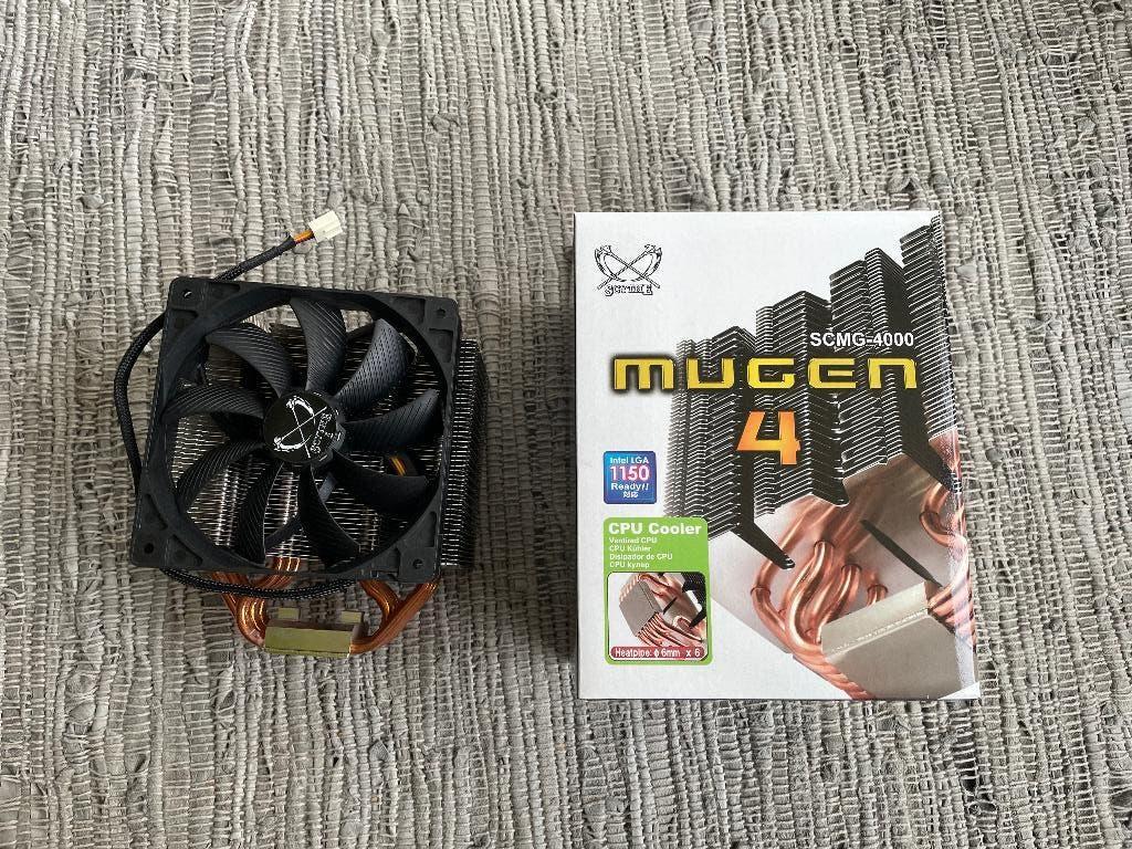 Scythe Mugen 4 en 2 extra fans, Ophalen of Verzenden, Gebruikt, Luchtkoeling