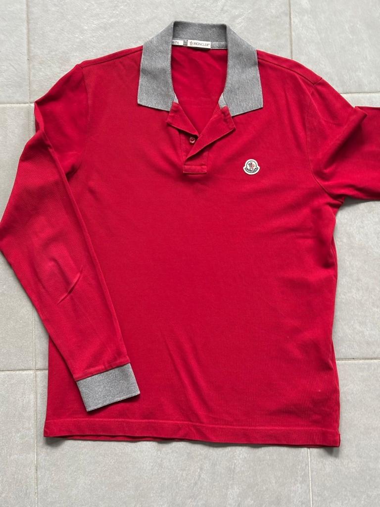 Moncler jongens polo, Moncler, Ophalen of Verzenden, Zo goed als nieuw, Shirt of Longsleeve