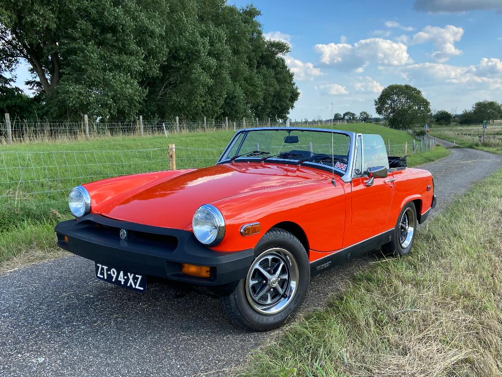MG Midget 1500 1979 - in zeer goede staat - met extra's, Auto's, 1493 cc, 64 pk, Cabriolet, Handgeschakeld