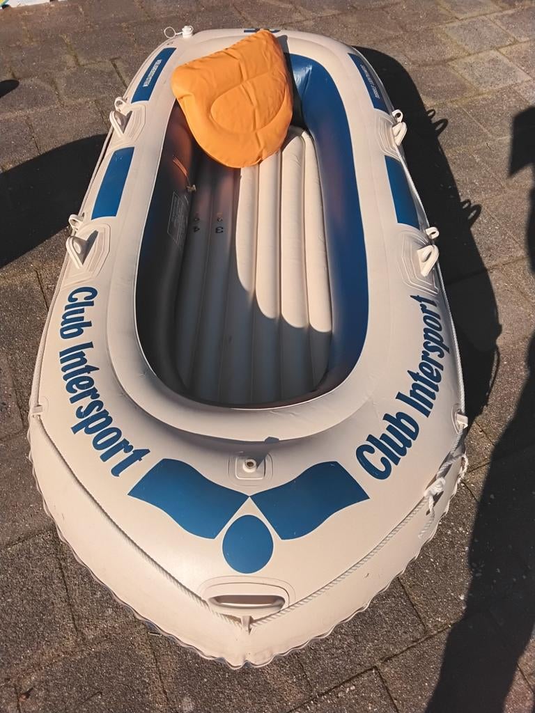 Opblaasbare roeiboot zeewaterbestendig 2-persoons, Watersport en Boten, Kano's, Ophalen, Opblaasbaar, Overige typen, Twee personen