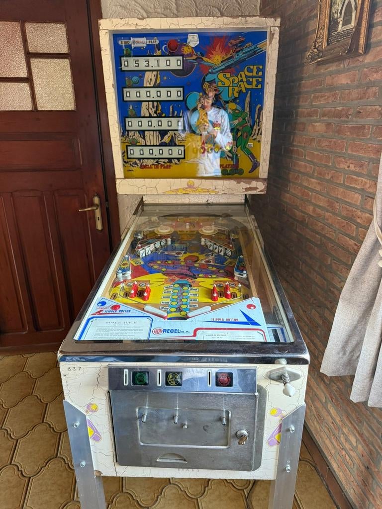 Space Race flipperkast, Verzamelen, Automaten | Flipperkasten, Ophalen, Flipperkast