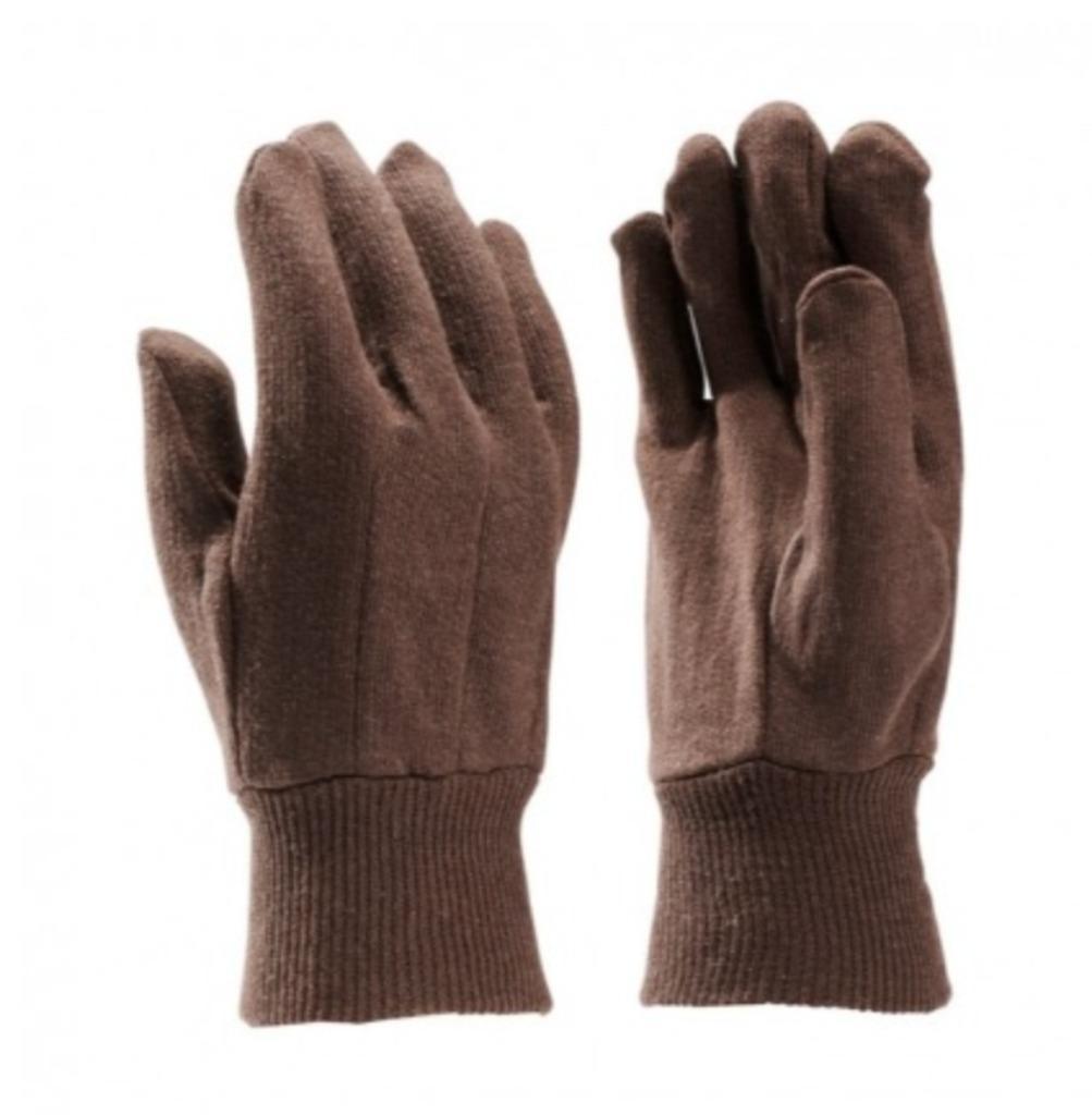 +- 100 stuks Jersey bruine katoenen handschoenen NIEUW, Ophalen, Nieuw, Handschoenen