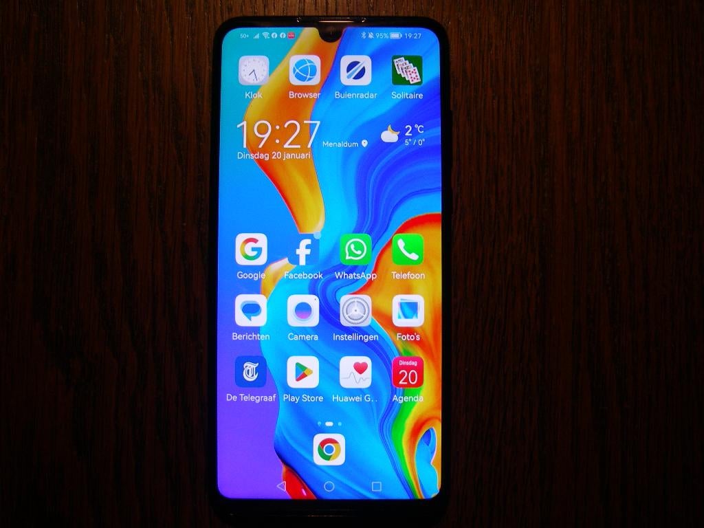 HUAWEI P 30 LITE MOBIELE TELEFOON DUEL SIM 128 GB ZWART, Telecommunicatie, Mobiele telefoons | Huawei, Zwart, Touchscreen, Ophalen of Verzenden