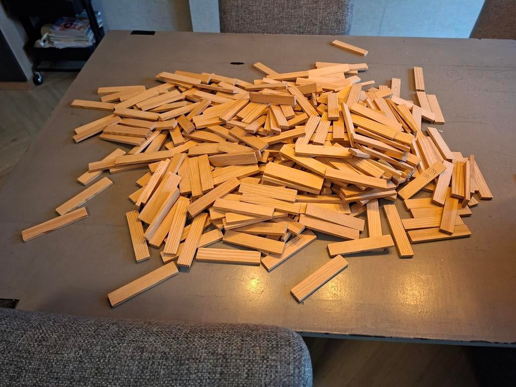 Grote set Kapla bouwplankjes met instructieboekje, Ophalen of Verzenden, Gebruikt, Overige merken