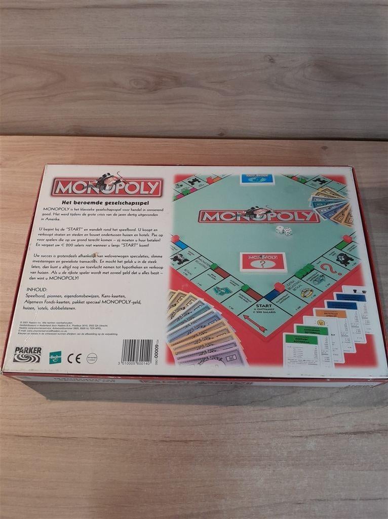 monopoly het beroemde gezelschapspel - s6237, Verzenden, Zo goed als nieuw