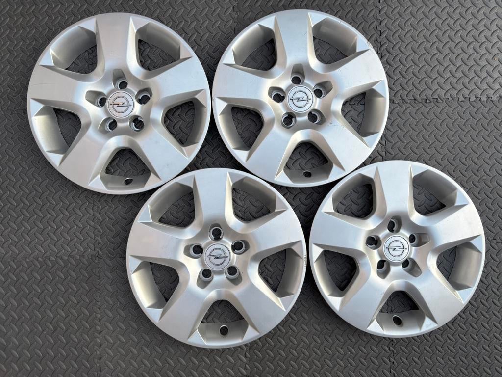 Set originele Opel Astra, Zafira, Vectra wieldoppen 16 inch, Ophalen of Verzenden, Gebruikt