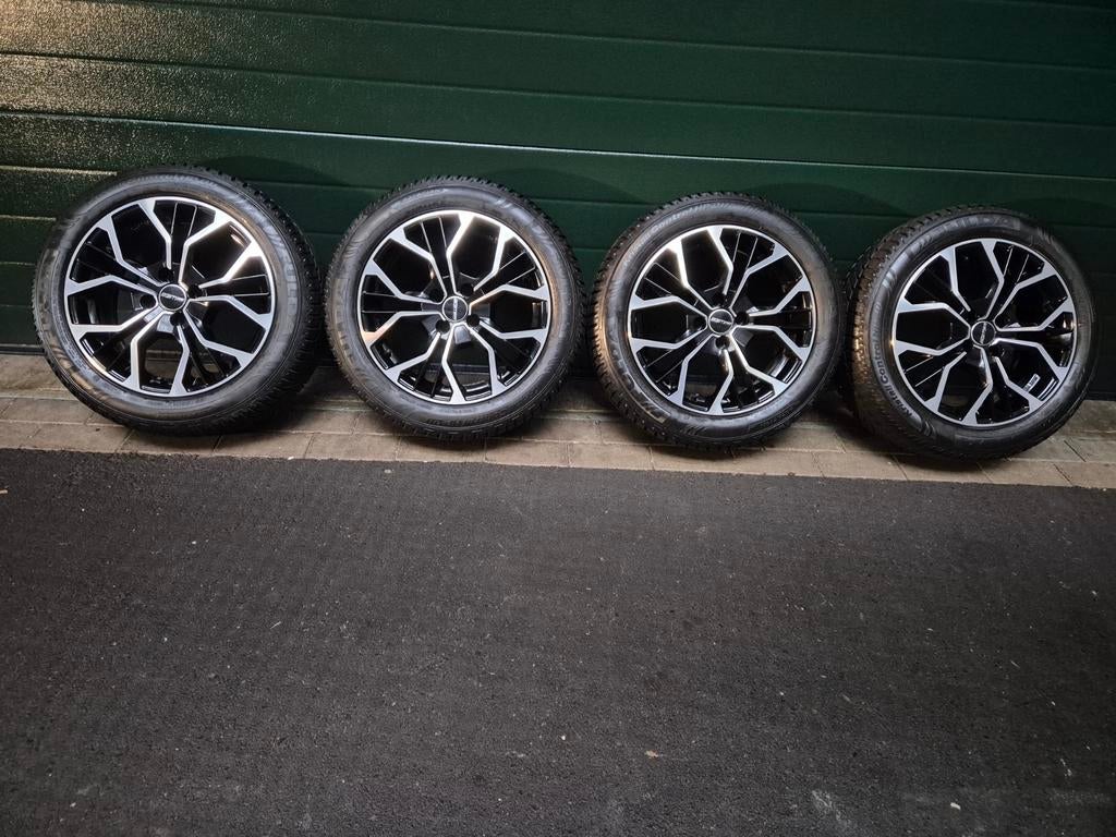 4x100 / 16inch VELGEN + WINTERBANDEN 195 55 16, Ophalen, 16 inch, Banden en Velgen, Winterbanden