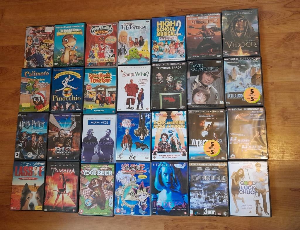 Meer dan 100 DVD'S voor € 5,-, Cd's en Dvd's, Alle leeftijden, Ophalen, Zo goed als nieuw